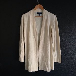 Karen Scott Ribbed Cozy Cardigan